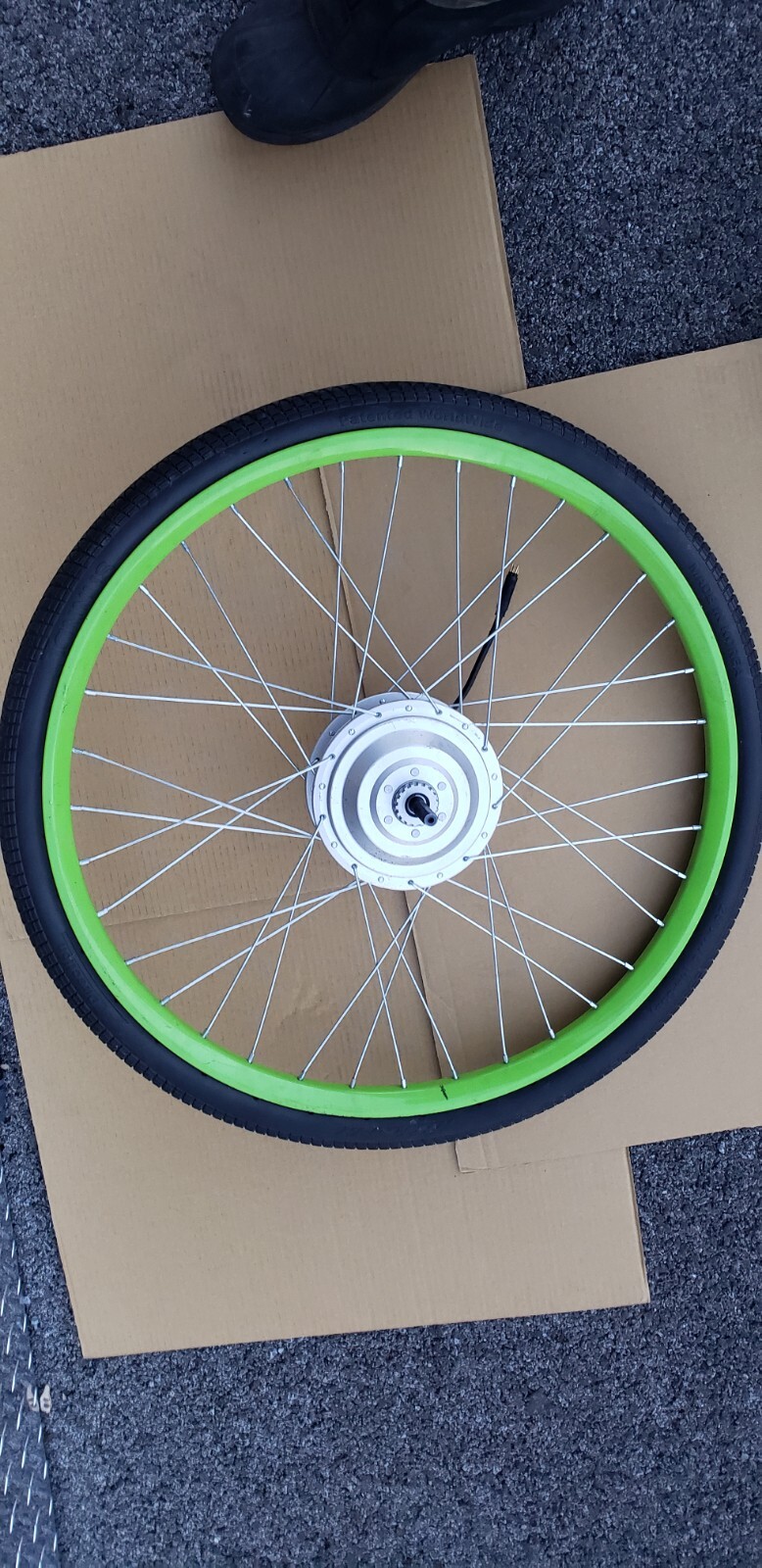 36V 500W Bafang Rear Hub DC Motor 26″ Wheel Kit