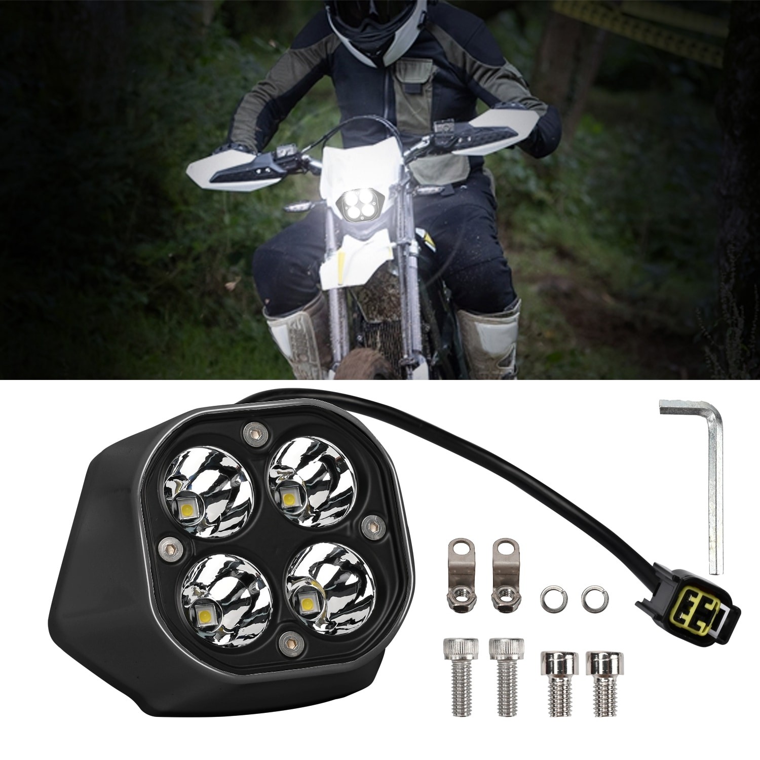 Upgraded Headlight for Sur Ron Ultra Bee Front Lamp Light With Mounting Bracket