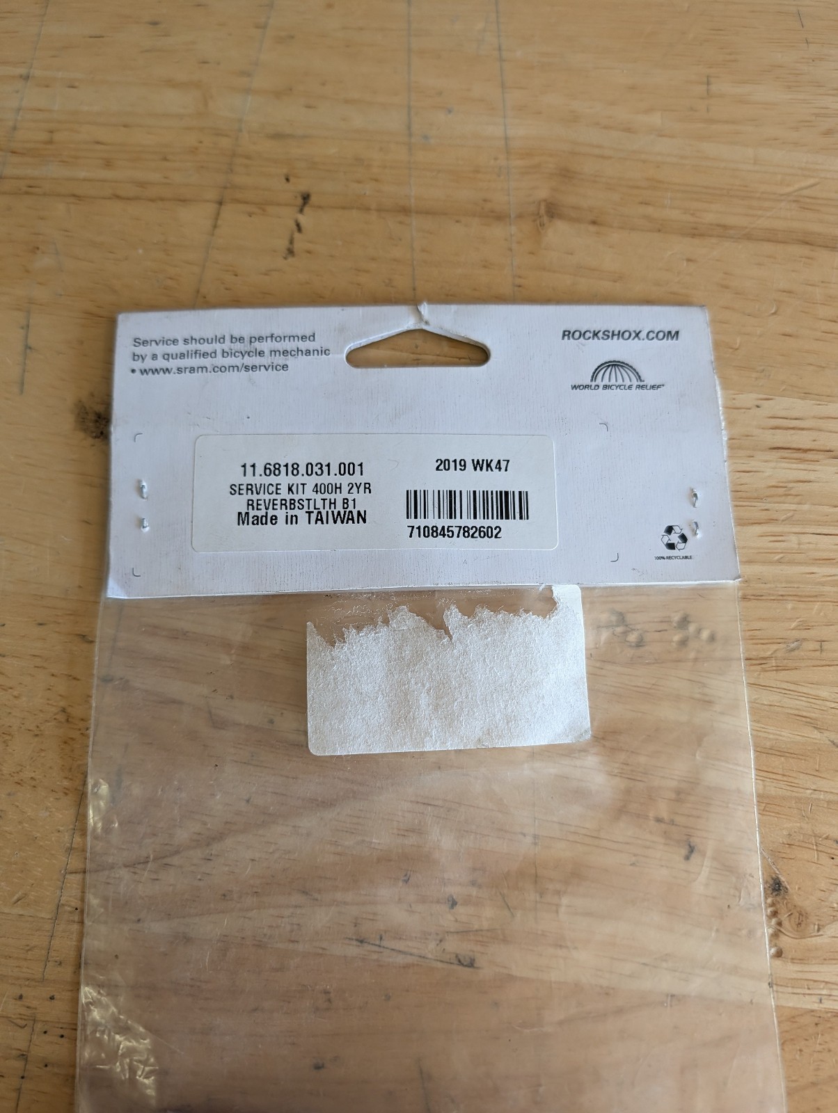 SRAM Reverb 400hr Service Kit 11.6818.031.002
