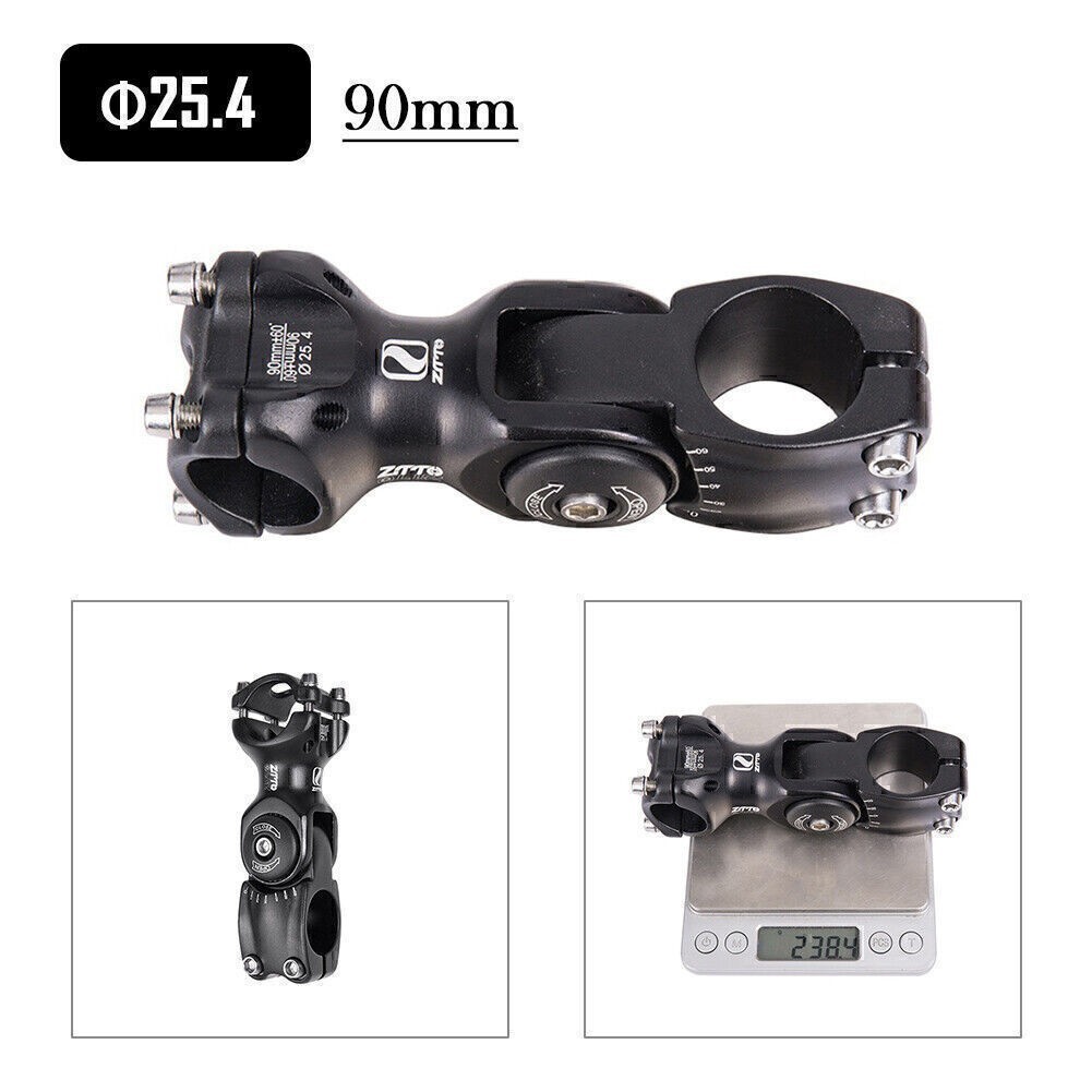 ZTTO Adjustable Stem MTB Road Bike Bicycle Handlebar Stem 60° 31.8* 90/110/130mm