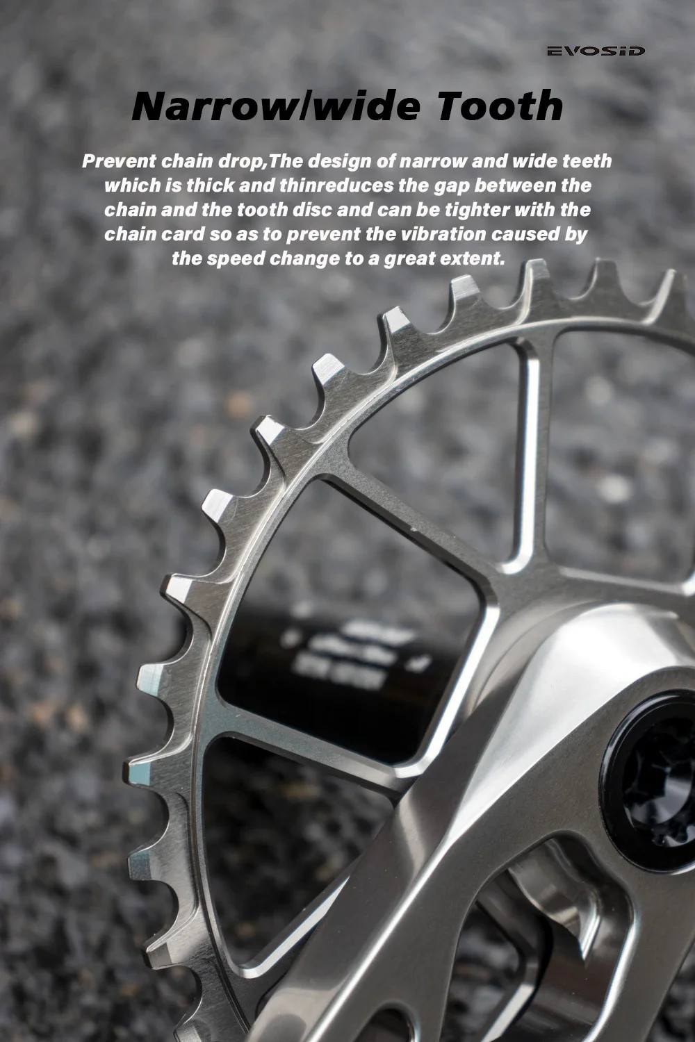 Ultralight AM MTB Bicycle Crankset 165/170/175mm Cranks Arms 3-nail Chainrings