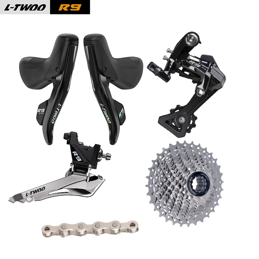 LTWOO R9 2×11 Speed Road Bike Groupset Shifters Lever Derailleur Cassette Chain