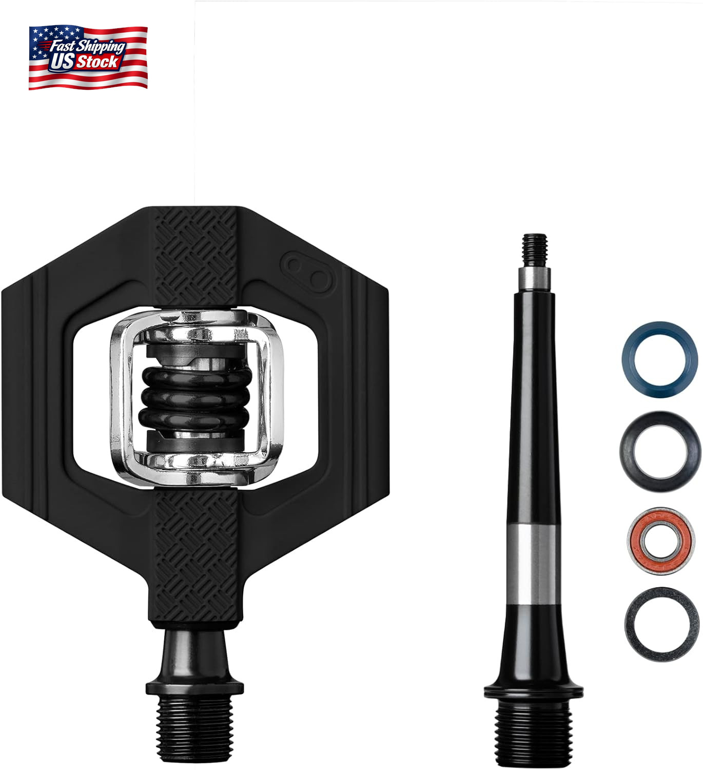 Crankbrothers Candy Clip-In MTB Bike Pedal – Gravel/Xc/Trail Lightweight Bicycle