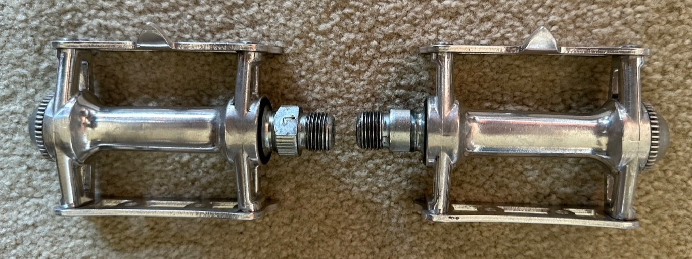 MKS Sylvan Cage Style Road Touring Pedals Made In Japan 9/16 Pair