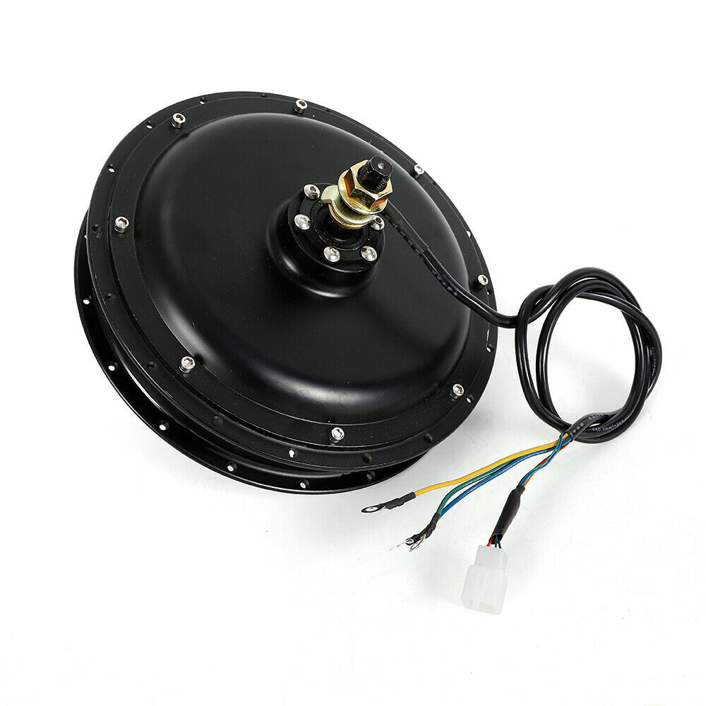 1500W 48V Brushless Gearless Rear Hub Motor 55Nm 20–28in 135mm 36H