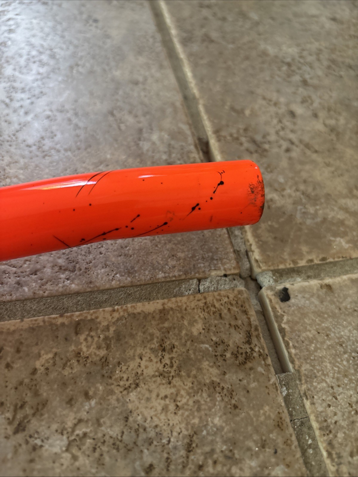 Grove Innovations Orange Splatter One Piece Bar Quill Stem 24” 22.2 High Rise