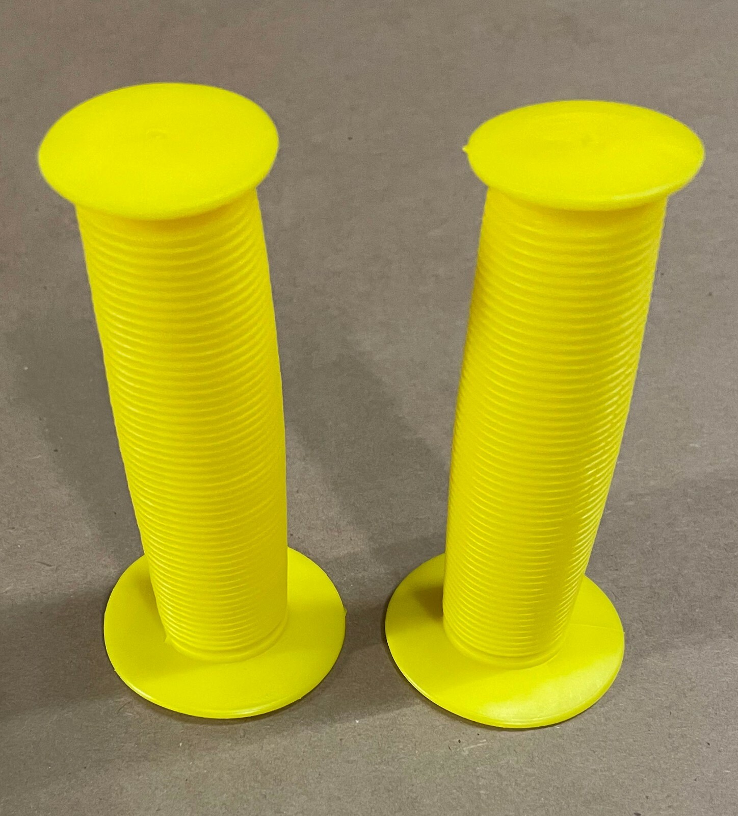 NEW! Yellow Mushroom Bicycle Handlebar GRIPS Lowrider Cruiser Kids Bike Pair.
