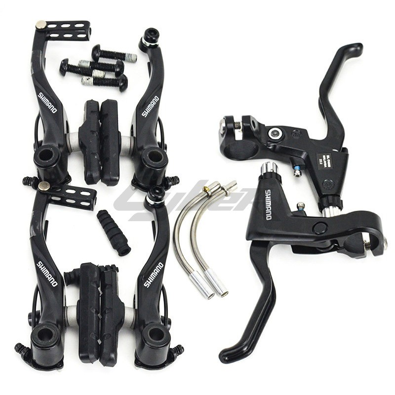 Shimano Alivio BR-T4000/BL-T4000 MTB V-Brake Caliper&Lever Set Front&Rear Set-OE