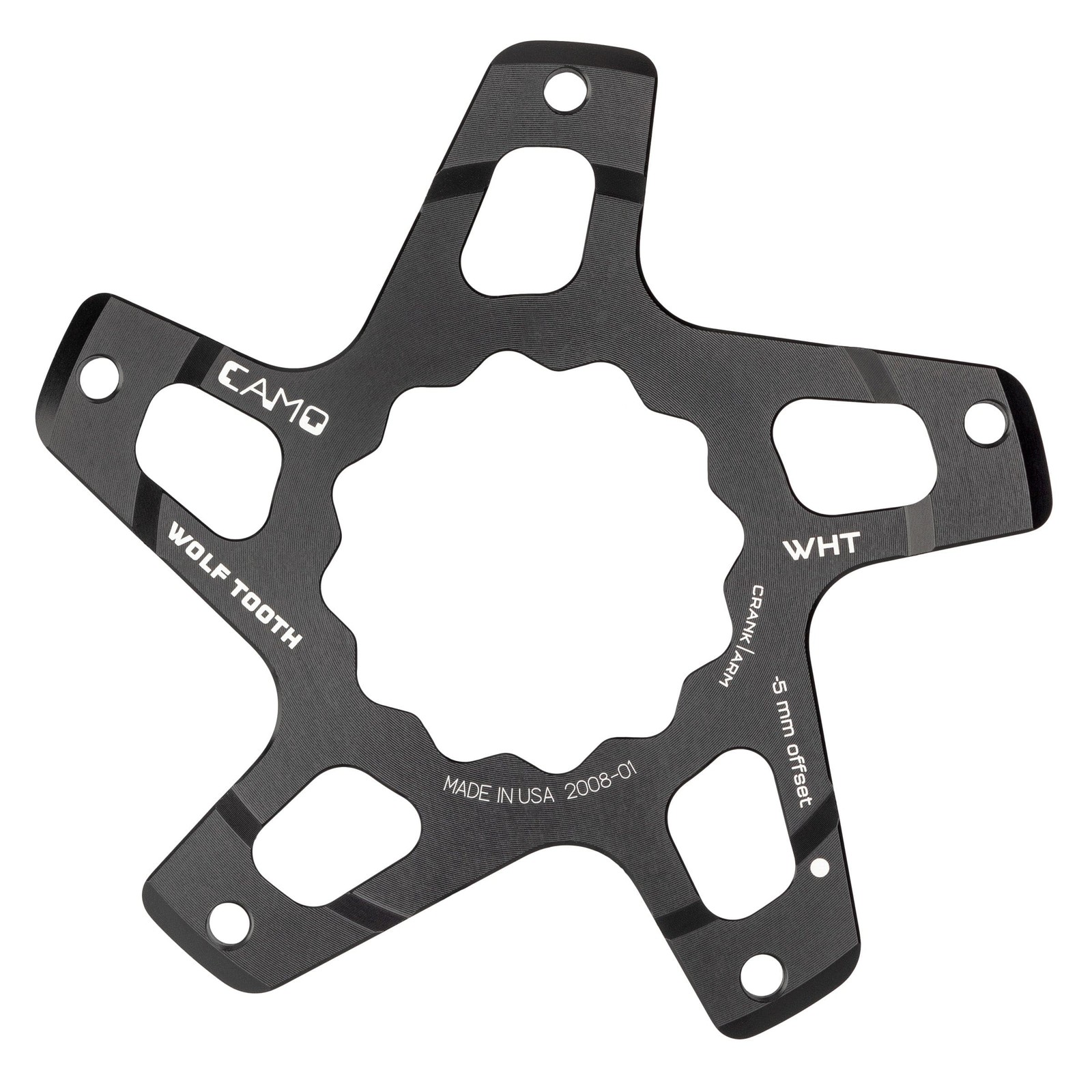 Wolf Tooth CAMO Direct Mount Spider For White Industries Black Boost (52mm