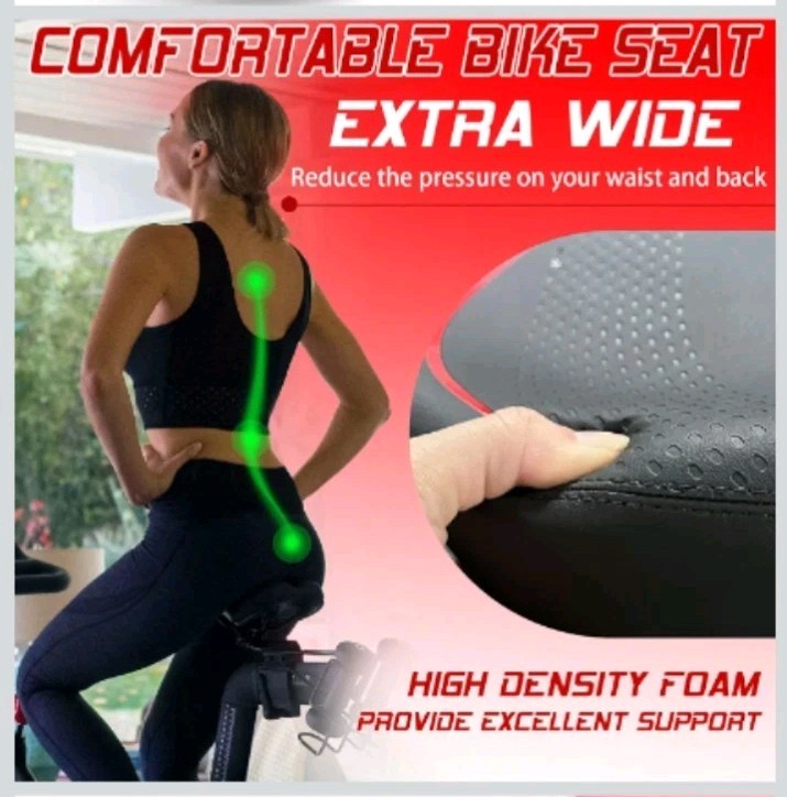 BUCKLOS Wide Bike Seat Men Women Ebike Seats Extra Large Comfortable *Note*