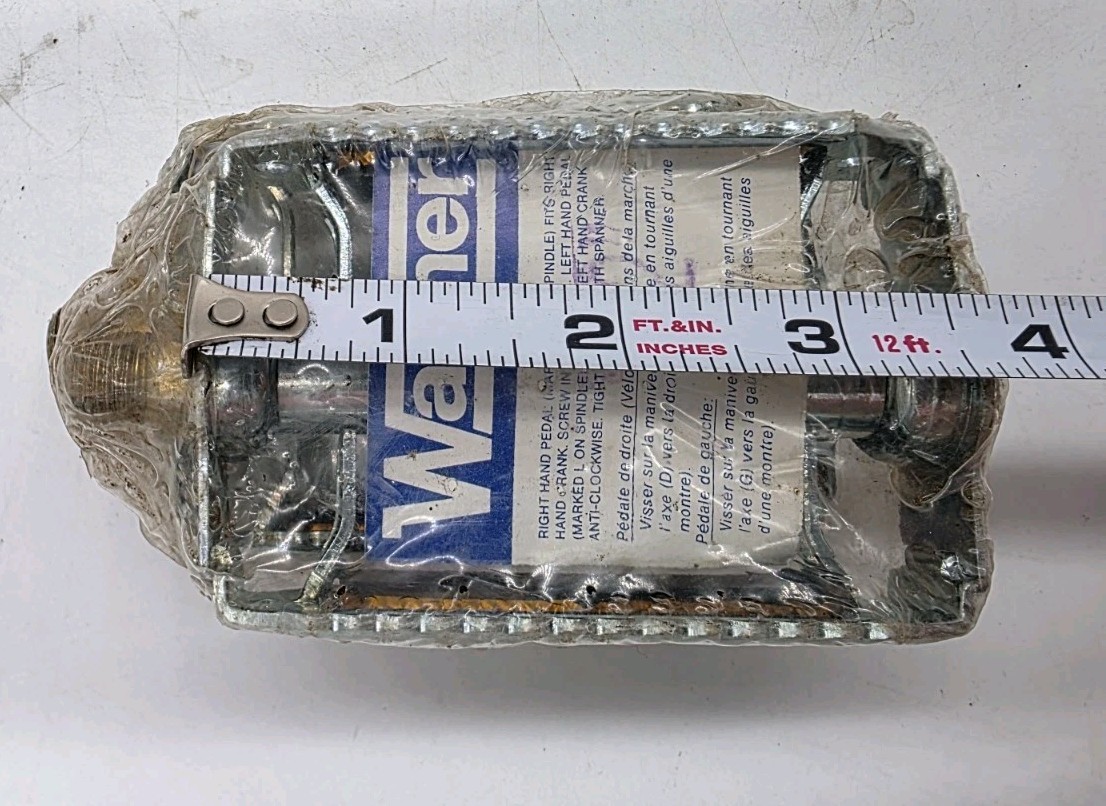 Old School Wagner Metal Mini Rat Trap Pedals-1/2”-BMX Muscle Bike-w. Germany