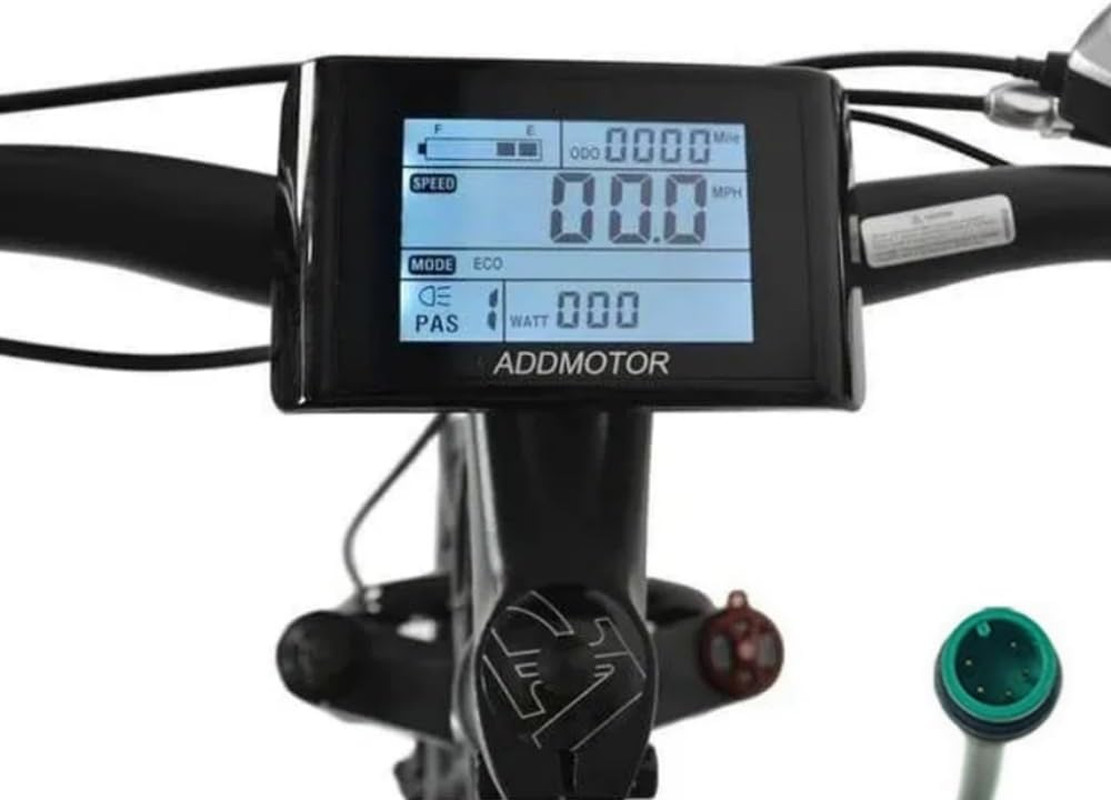 LCD Display Meter 48V Ebike Speed Control Panel Screen Electric Bicycle Computer