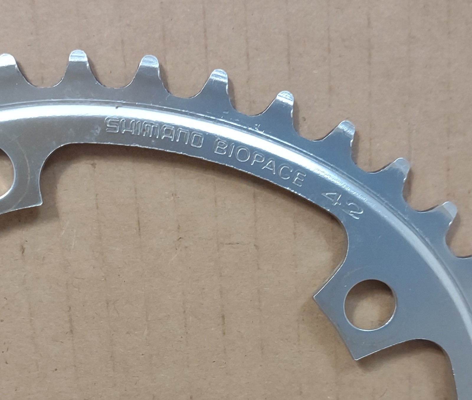 Shimano Bicycle Chainring Biopace 42t 130 mm Size Bike