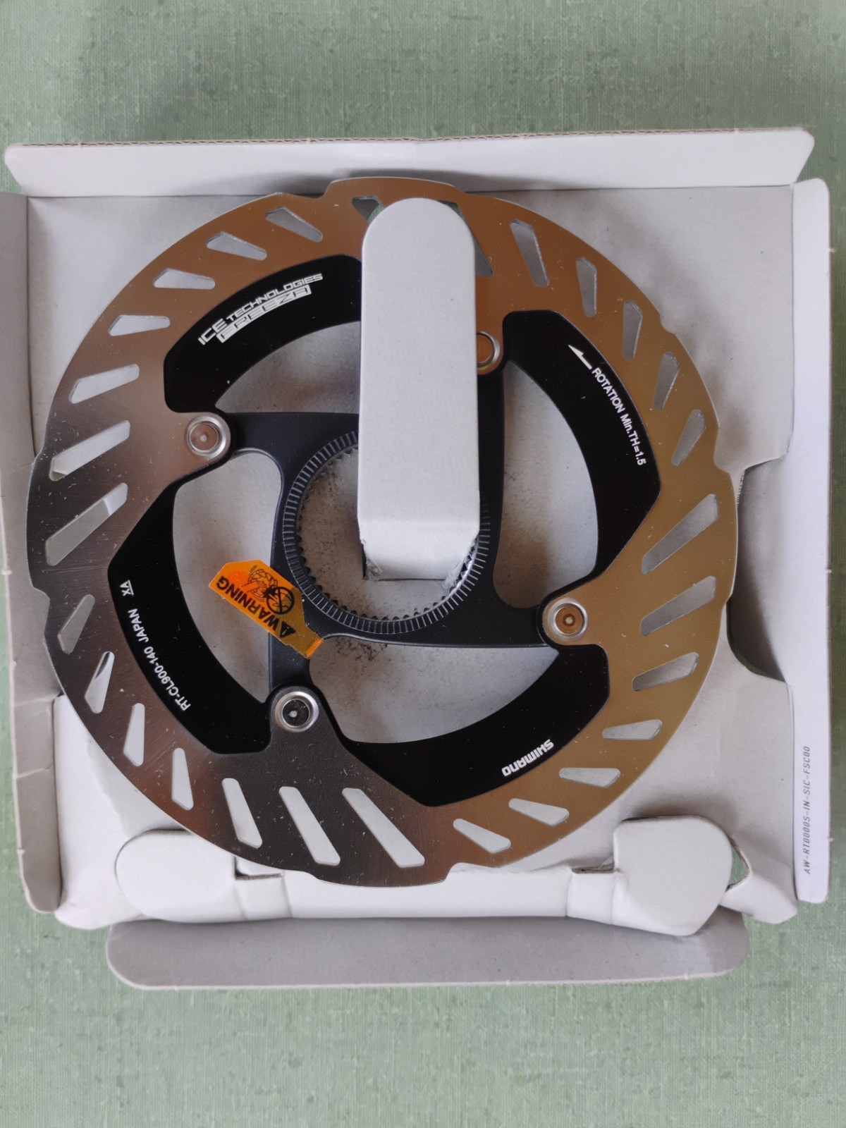 Shimano Ultegra RT CL900 SS Ice-Tech Disc Brake Rotor 140mm Damaged Box
