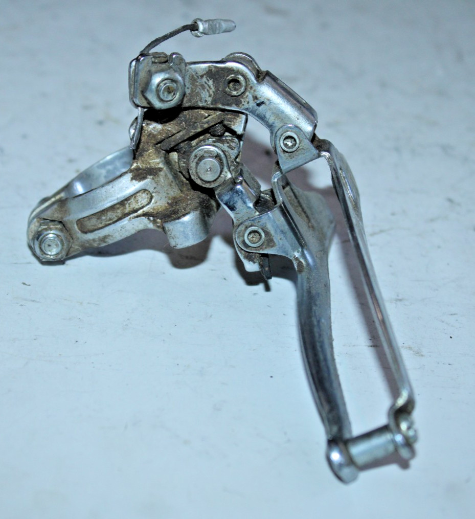 Vintage Shimano Altus Front Rear Derailleurs 2×7 Medium Reach Silver VTG Road :)
