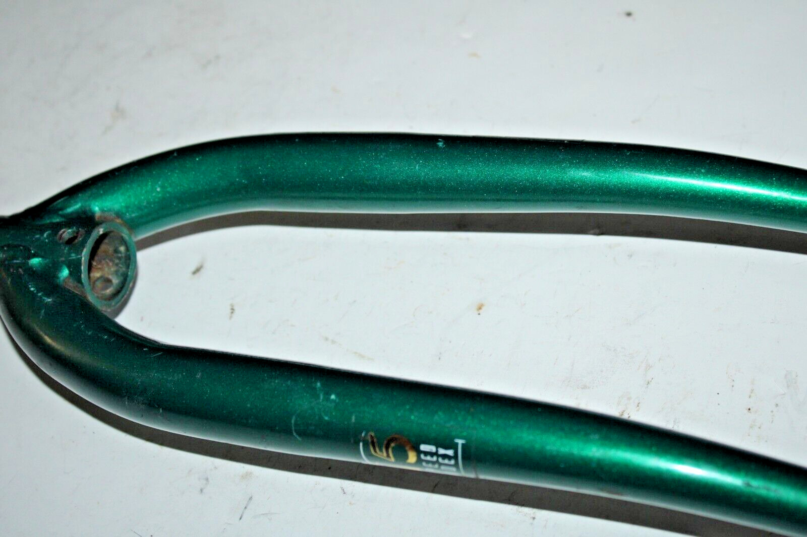 Vintage Touring Road Bike Fork 1″ Threaded 170mm Green Steel Hybrid USA Shipper