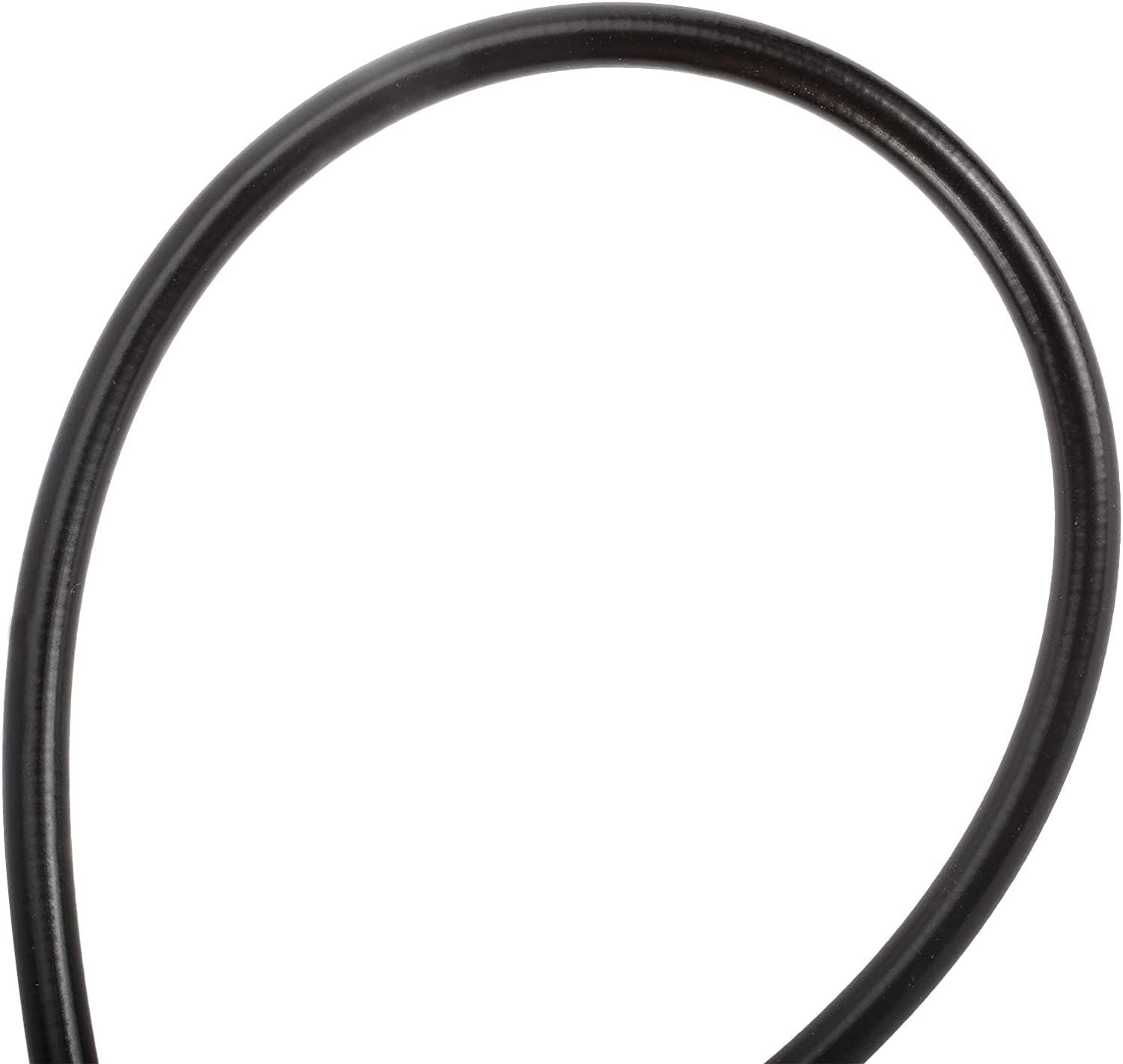 5mm x 50ft Bicycle Brake Cable Housing with 30 Cable End Caps – Black, Durable &