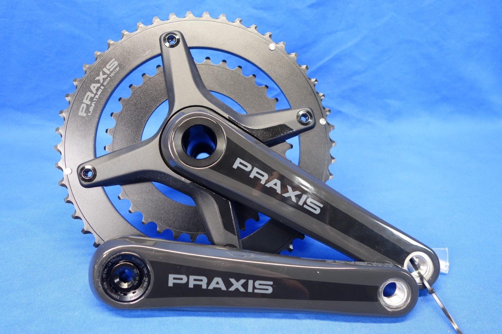 Praxis Zayante Carbon 172.5mm Road Bike Crankset, 50/34t 2×11 Speed, M30 Spindle