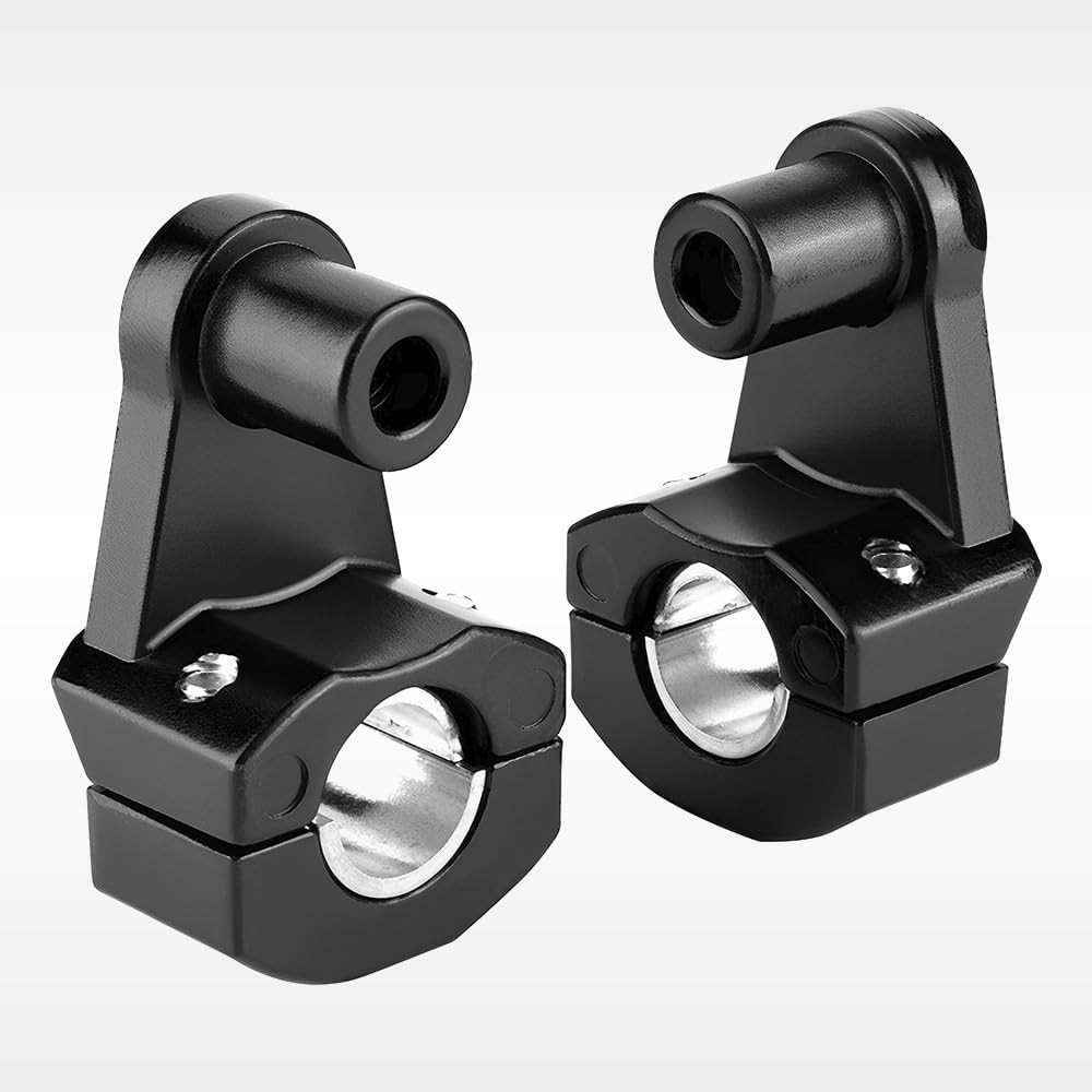 Pivot Handlebar Risers – 2in Universal Motorcycle for 7/8″ or 1-1/8in.Handleb…