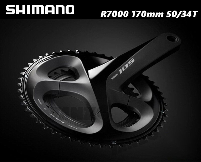 Shimano FC-R7000 105 2*11 Speed Crankset 50-34T 170mm Length Road Bike Bulk