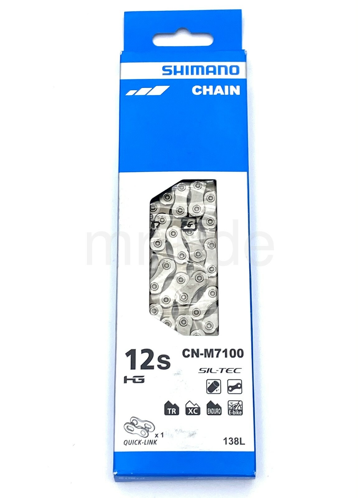 Shimano SLX 12-Speed MTB Bike Chain CN-M7100 w/Quick Link, 138Links HYPERGLIDE+