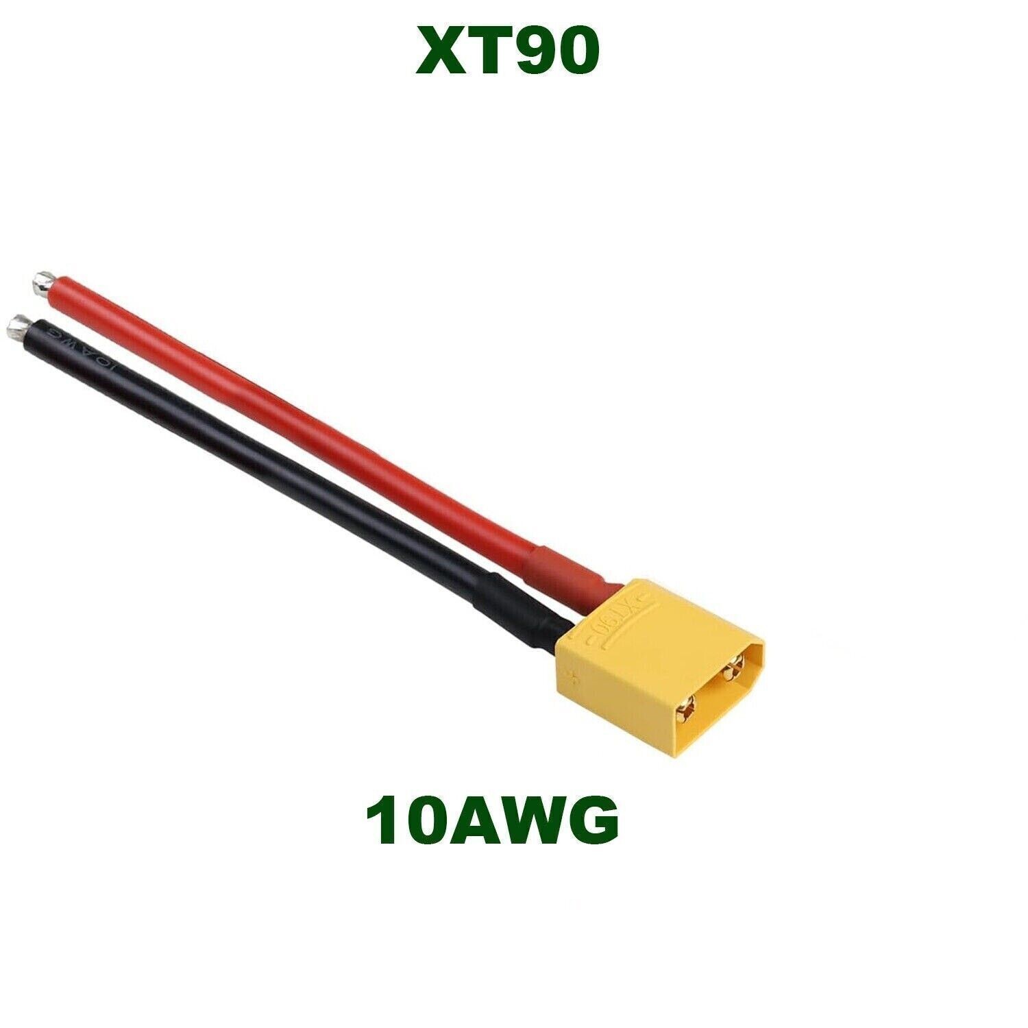 XT60 plug Male Bullet Connectors Extension Cable for ebike Scooter Lipo Battery