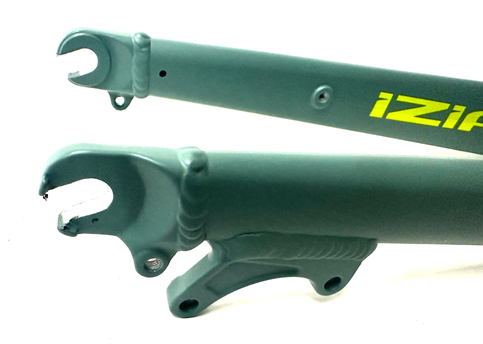 IZIP 1 1/8″ 26″ Threaded Alloy Bike Fork 100mm QR Disc Axle to Crown 433mm G NEW