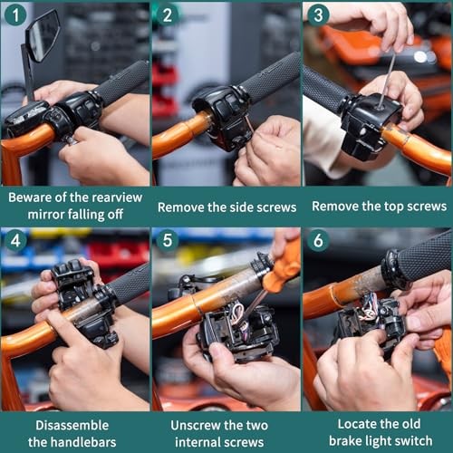 Front Brake Light Handlebar-Mounted Switch-Pressure Sensor – Compatible with XL
