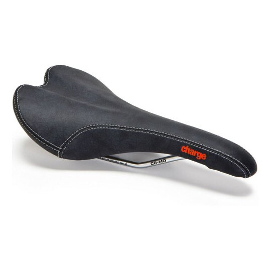 Charge Spoon Bicycle Saddle BLACK CrMo Rails Road Mountain XC Enduro