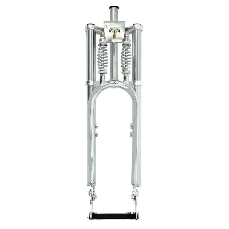 Adjustable 1-1/8″ Bike Fork Dual Spring Fork with Disc Mount 26″-29″ x 3.0 – 4.0