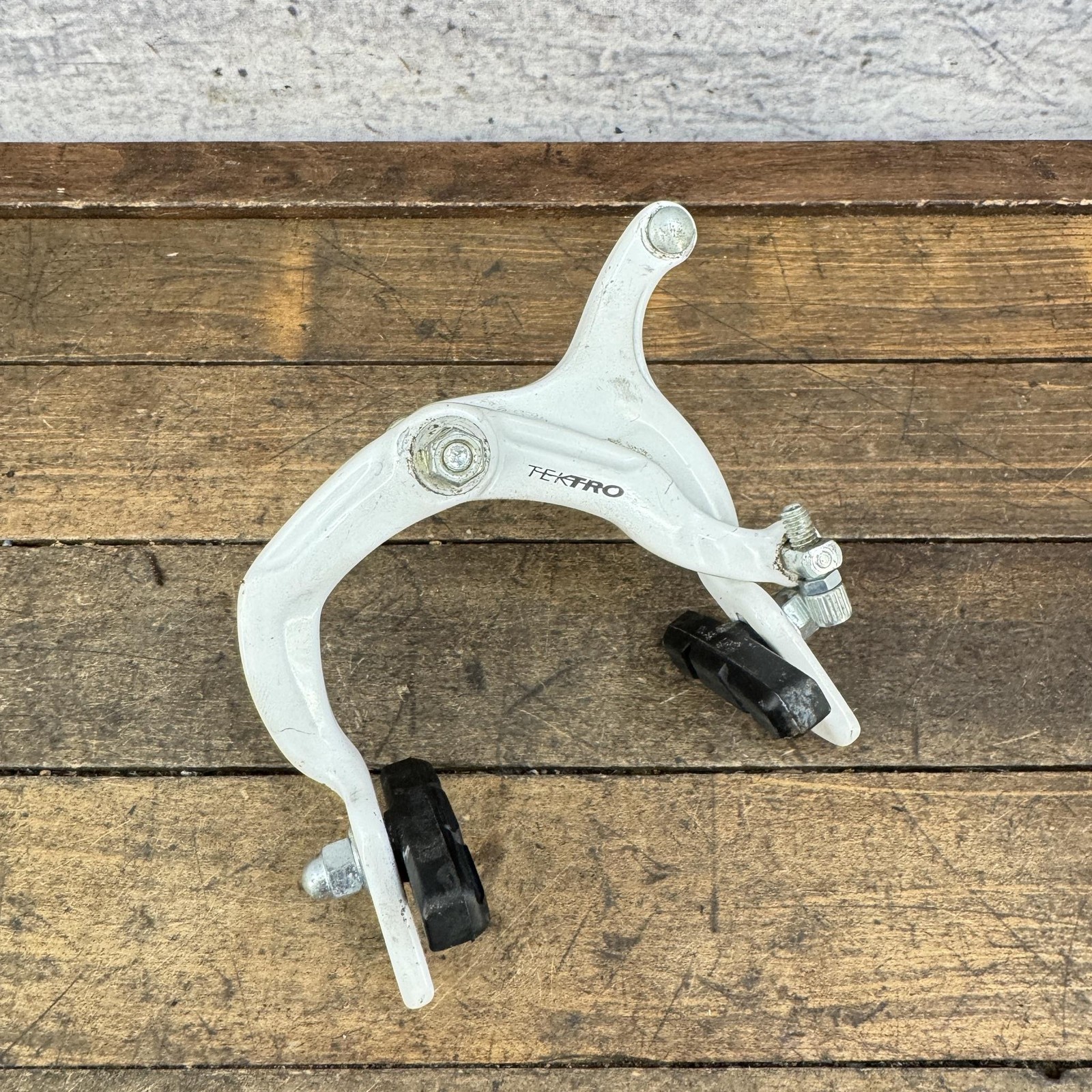 Tektro 984A BMX Brake Caliper FRONT White Side Pull 205g Aluminum BMX Bike