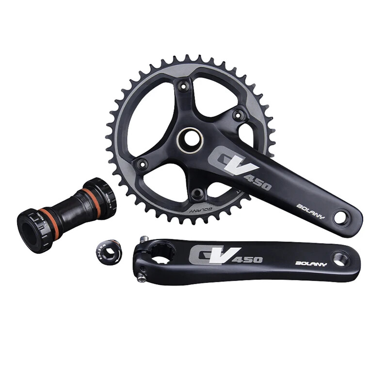 Gravel Road Bike Crankset 42T Chainring MTB Bike Crank Arm 170mm With BB