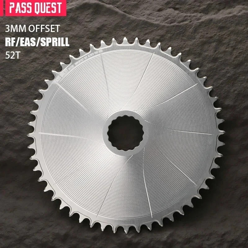 3mm Offset Direct Mounted Bicycle Chainring for Wide Narrow Teeth Chainwheel