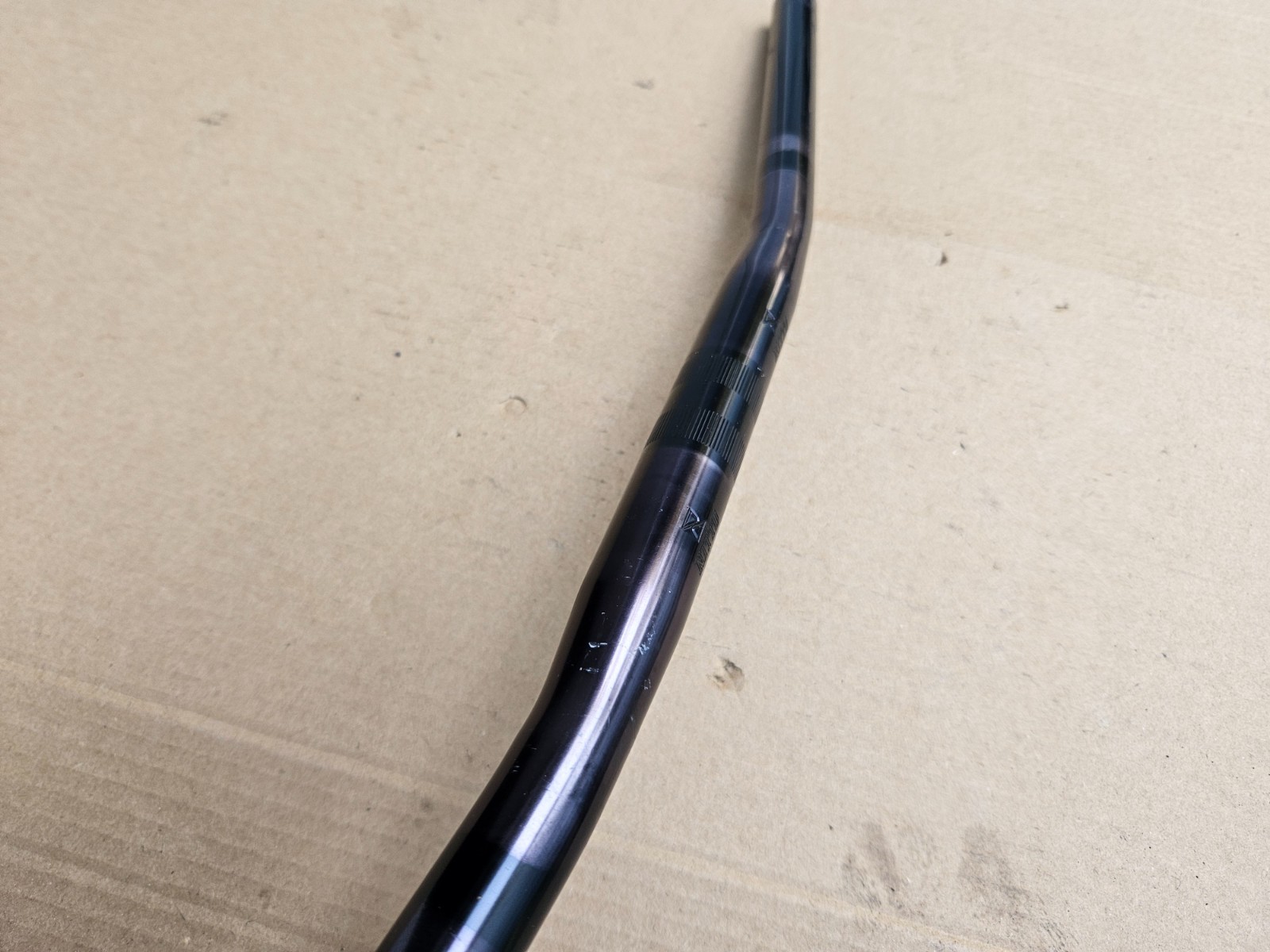 Vintage 80s Nitto Mountain Bike Flat Bars 58cm Wide x 25.4mm Black made in Japan