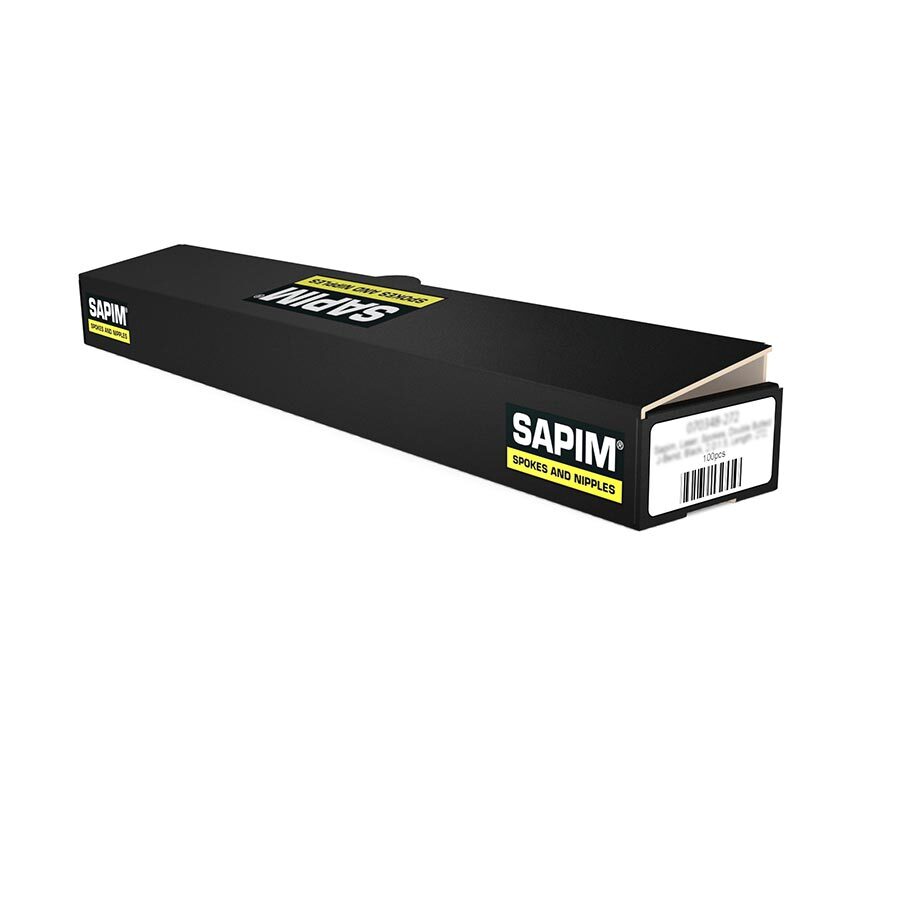 Sapim Race Spokes Double Butted J-Bend, Silver, 2.0/1.8, Length: 252, 100pcs