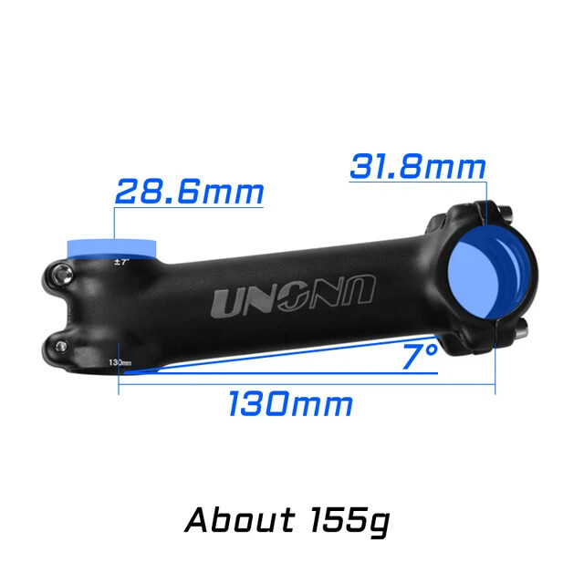 Ultralight Bike Stem 7/17 Degree MTB Road Bike Stem 31.8mm 60-130mm Bike Parts