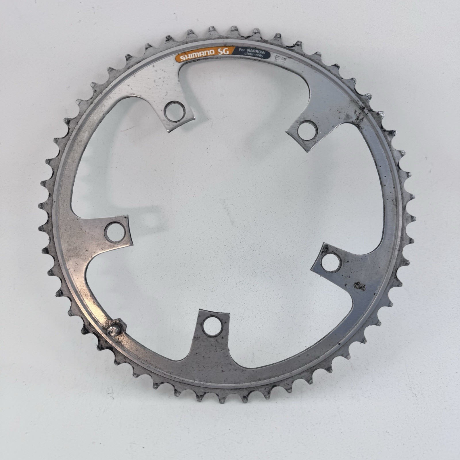 Vintage Shimano Chainring 52 Tooth 130 BCD SG Silver 52t Alloy 90s MTB Road A81