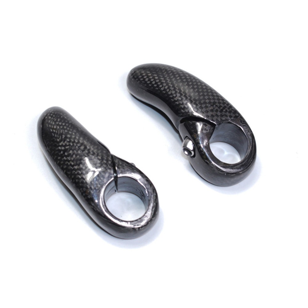 22.2mm Carbon Fiber Bike Bar End Racing Cycling MTB Road Bicycle Handlebar Grip