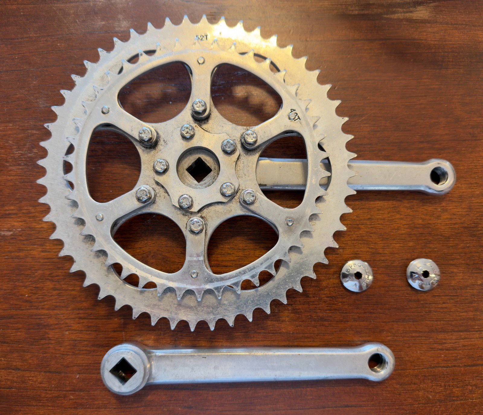 Vintage Specialties TA Crankset “Lambert of England” 170mm Arms 52/42