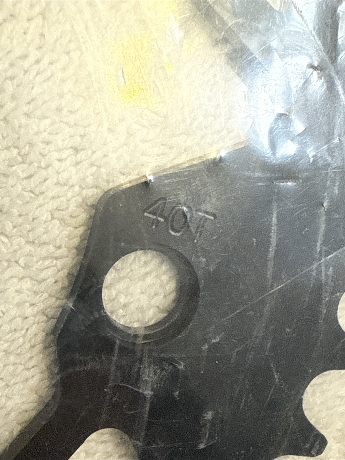 Tangent Halo 40T Chainring – 4-bolt – 104BCD – Black [spu]