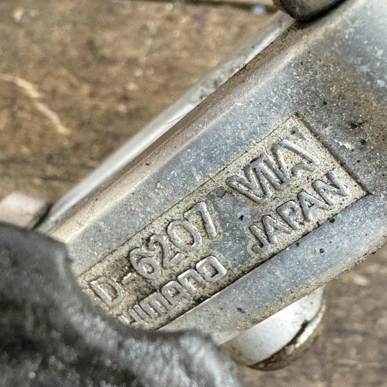 Vintage Shimano 600 Rear Derailleur RD-6207 LONG Cage Silver Road Japan 225g