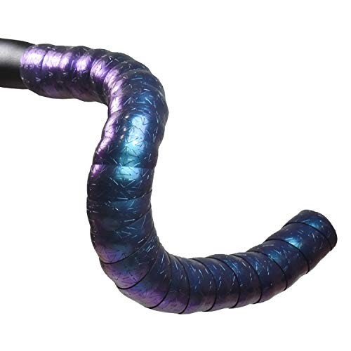 Bicycle Handlebar Tape Oil Slick 210cm x 3cm Road Cycling Wrap with End Plugs