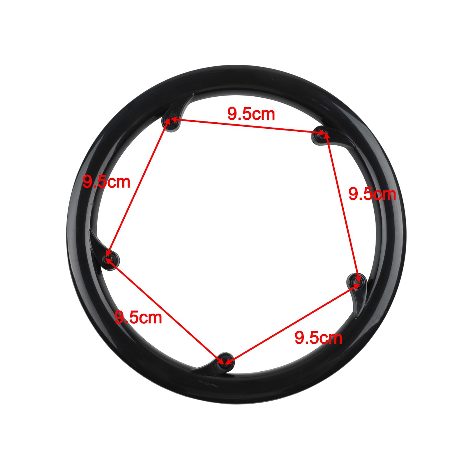 Crankset Chainring Cover for Bicycle 46 48T with 45 Hole Protection
