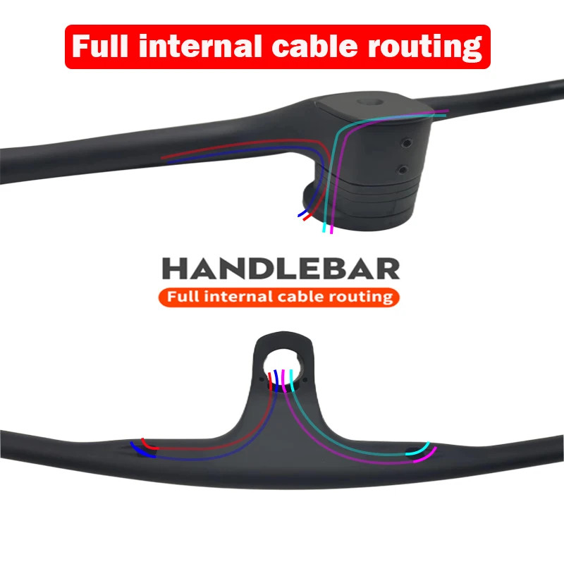 MTB Bicycle Integration Internal Cable Carbon Handlebar Stem – 20 Degrees