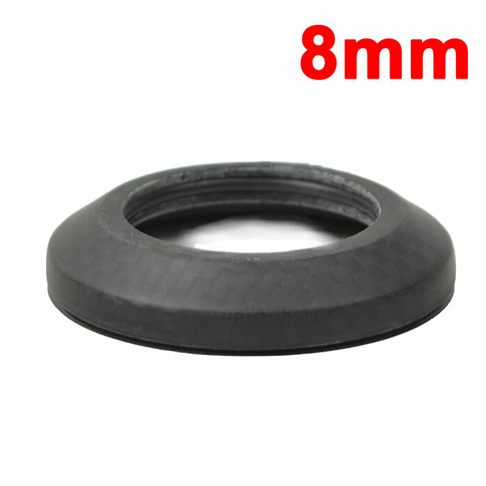 OMNI Racer WORLDS LIGHTEST Headset Conical Carbon Spacer 1-1/8″ 8mm MATTE