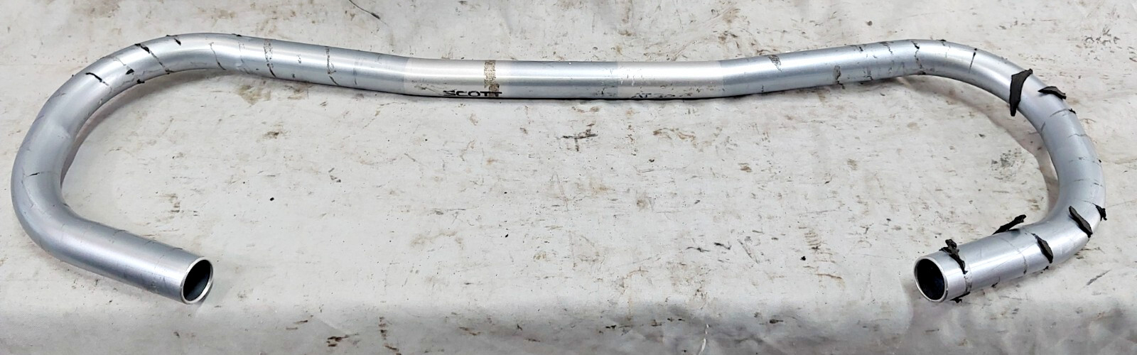 Scott AT-3 Bullhorn MTB Bike Handlebar 25.4mm 290g 1″ Rise Silver USA Shipper :)