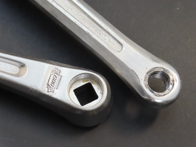 Vintage 170mm x 130bcd Shimano 600 Arabesque crank arms Japan