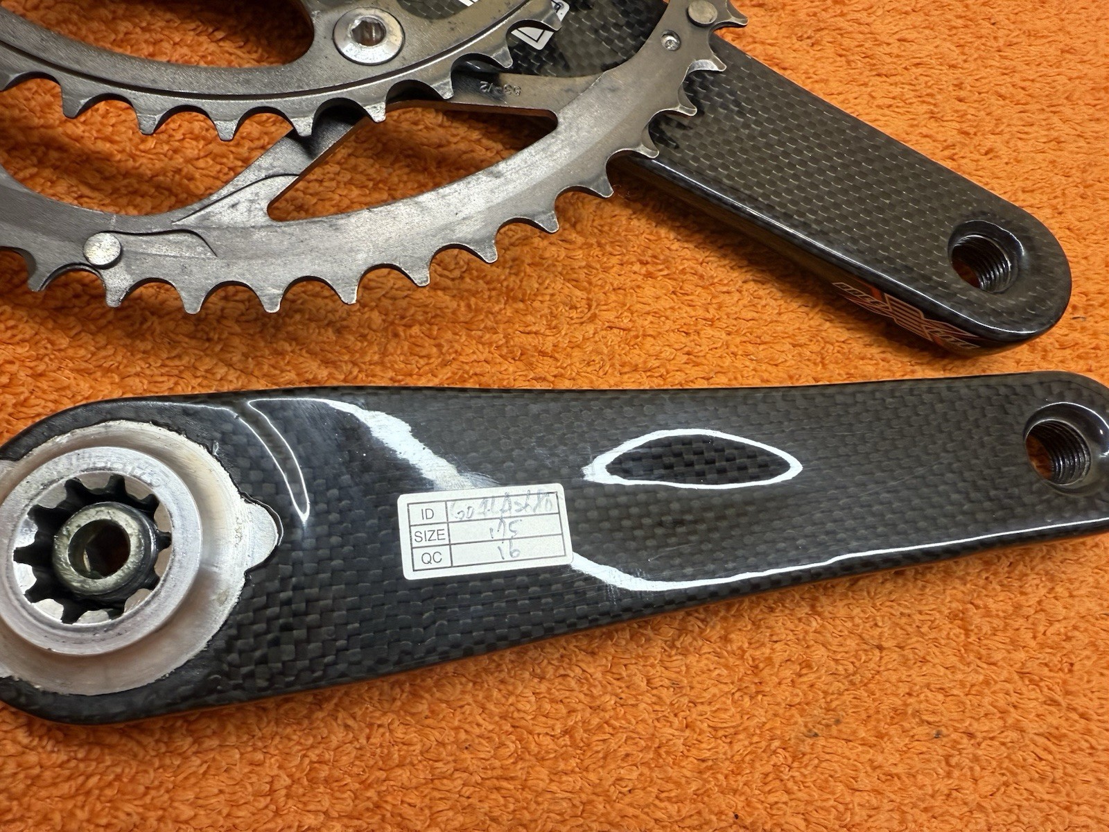 BONTRAGER RACE X LITE CRANKSET DOUBLE 53-39 TOOTH 175 MM ARMS