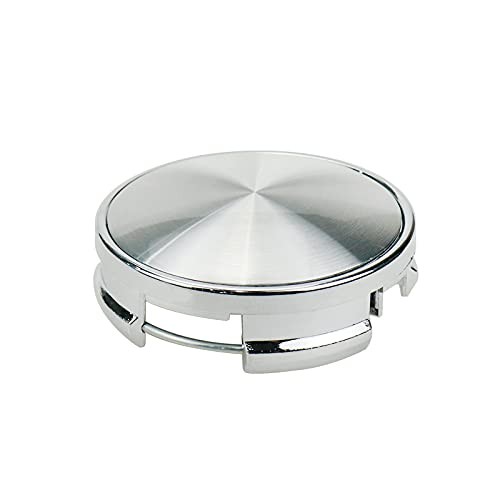Wheel Center Caps,62mm Rim Hub Center Covers Outer 62 mm, Inner 63 mm Silver