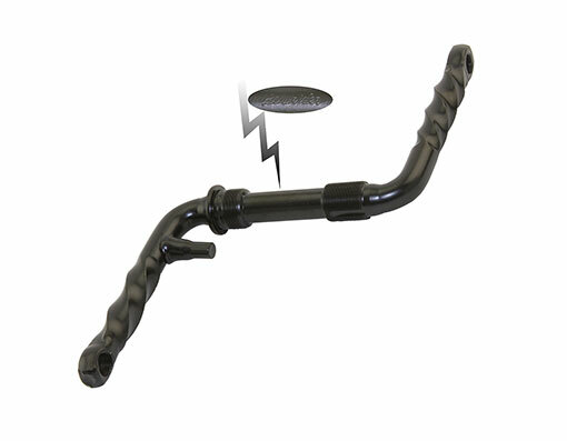 ORIGINAL! LOWRIDER TWISTED BICYCLE ONE/PIECE STEEL CRANK 4 1/2″ 115mm BIKE PARTS